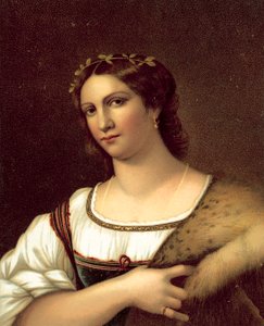 La Fornarina von after Raphael