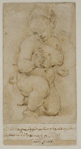 Das Kind Johannes der Täufer von after Raphael