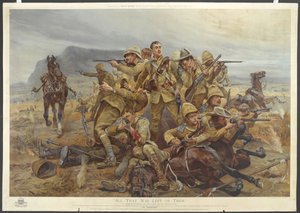 Alles, was von ihnen übrig blieb, 17. Lancers bei Modderfontein, 17. September 1901