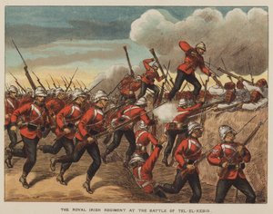 Das Royal Irish Regiment in der Schlacht von Tel-El-Kebir