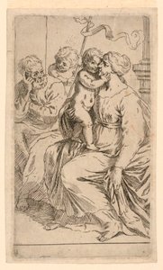 Die Heilige Familie mit dem Heiligen Johannes