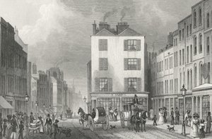 Middle Row Holborn, 1830 von Thomas Hosmer after Shepherd