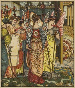 Erscheinung der Fee Krabbe von after Walter Crane