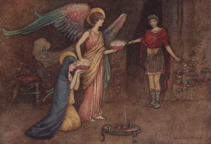 Geoffrey Chaucer, Die Geschichte der zweiten Nonne von after Warwick Goble