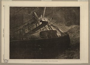 Auf See, Signalisierung eines vorbeifahrenden Dampfers