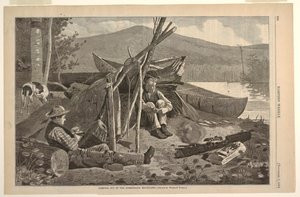 Camping in den Adirondack Mountains