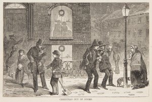 Weihnachten im Freien von after Winslow Homer