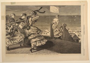 Auf der Klippe in Long Branch zur Badezeit von after Winslow Homer