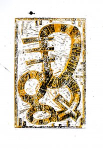 Goldenes grafisches Et-Zeichen