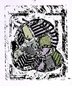 Gestreiftes abstraktes Muster