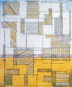 Gelbes Gitter Abstrakt