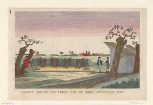 Batterie an der Binnen Bullewijk, 1787