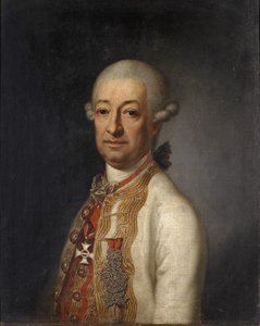 Bildnis des k. k. Feldmarschalls Fürst Franz Ulrich Kinsky von Wchinitz und Tettau (1726-1792) mit dem Kommandeurkreuz des Maria-Theresia-Ordens