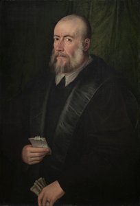 Porträt eines alten Mannes von attributed to Giulio Campi