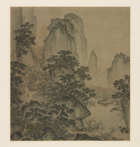 Der Hafen des Pfirsichblütenquells von attributed to Shi Rui