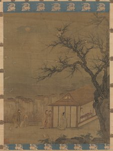 Dem Qin lauschen von attributed to Tang Yin