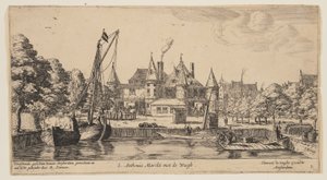 S. Anthonis Markt mit der Waage, aus Ansichten von Amsterdam