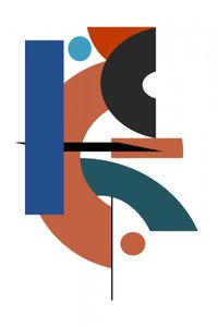 Abstrakte geometrische Harmonie von cartissi