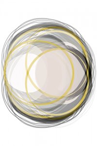 Abstrakte Goldene Kreise von cartissi