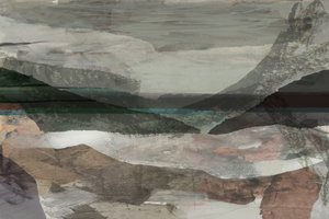 Abstrakte Berggelassenheit von cartissi