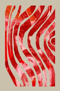Abstrakter Roter Fluss von cartissi