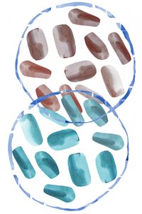 Abstrakte Aquarellkreise von cartissi