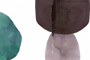 Abstrakte Aquarellformen