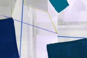 Eckige Blaue Formen von cartissi