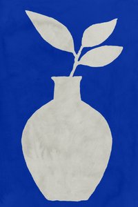 Blaue botanische Vase von cartissi
