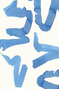 Blaues Flüssiges Abstrakt