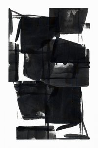 Fette Schwarze Abstraktion