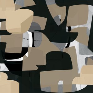 Dunkle organische Formen von cartissi