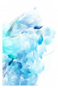 Flüssige blaue Abstraktion von cartissi