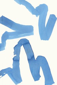 Flüssiges Blaues Abstrakt