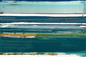 Geschichtete Meereslandschaft Abstrakt