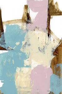 Moderner Blush-Gold-Abstrakt