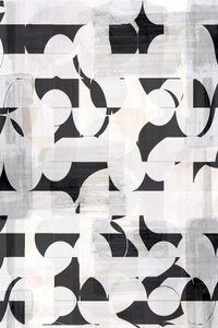 Monochromes geometrisches Muster von cartissi