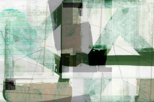 Gedämpfte geometrische Schichten von cartissi