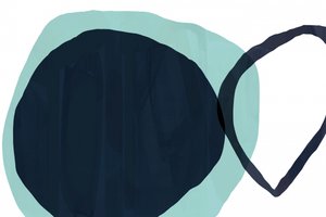 Überlappendes Tealblau von cartissi