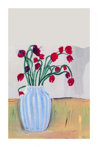 Rote Blumen Stillleben