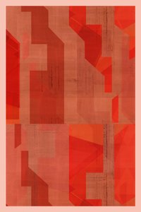 Rote geometrische Schichten von cartissi