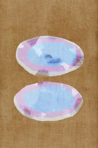 Weiche Blaue Ovale von cartissi