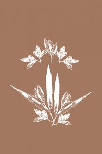 Stilisierte botanische Blätter von cartissi