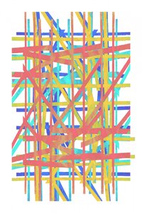 Lebendige Sich Schneidende Linien von cartissi