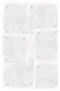 Weißes Geometrisches Abstrakt von cartissi