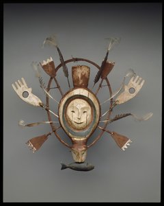 Maske mit Seehund- oder Seeottergeist, Ende des 19. Jahrhunderts