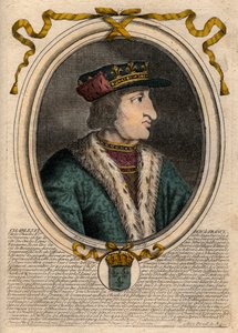 Porträt von Karl VI (1368-1422), König von Frankreich. von de Larmessin