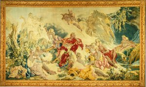 Traum von Rinaldo von design and cartoon by François Boucher; woven under the direction of Jean Baptiste Oudry and Nicolas Besnier at