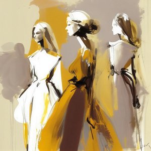 Minimalistische Malerei, abstrakter Expressionismus, Frauenmalerei