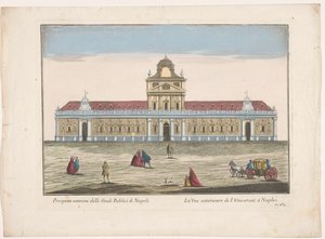 Ansicht der Universität von Neapel von familie Remondini (attributed to)